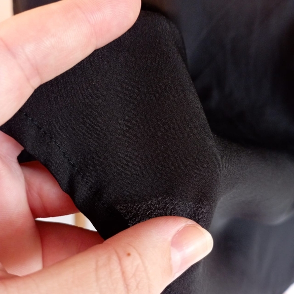 NWOT Plus Black Flowy Top - Picture 14 of 15